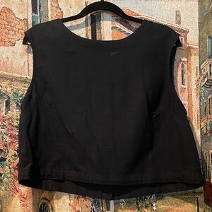 a new day Linen/Rayon Crop Top